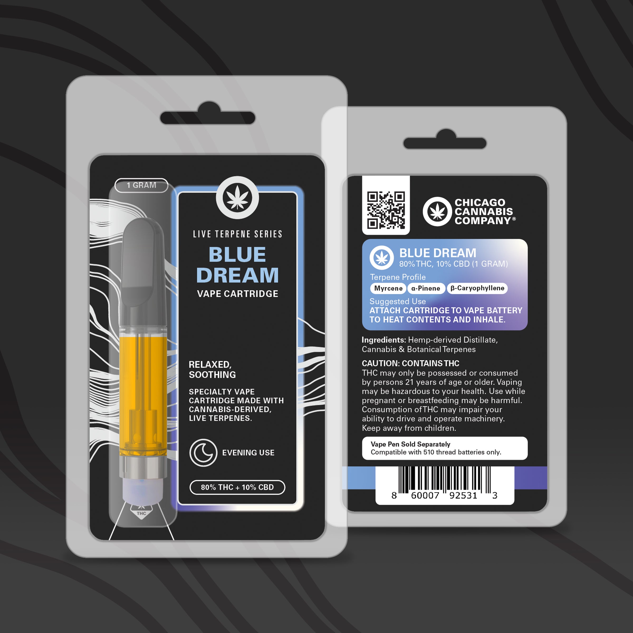 THC Vape: Live Terpene Series (1g cartridge)