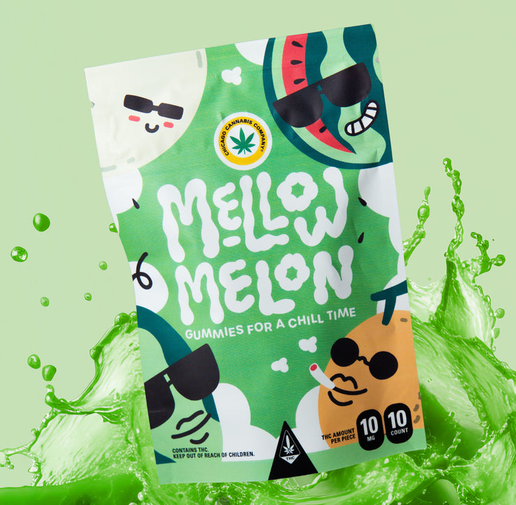 Mellow Melon THC Gummies (100mg)